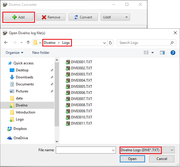 Logfiles were added