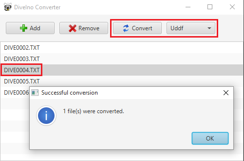 DIVE0004.TXT was converted to UDDF format