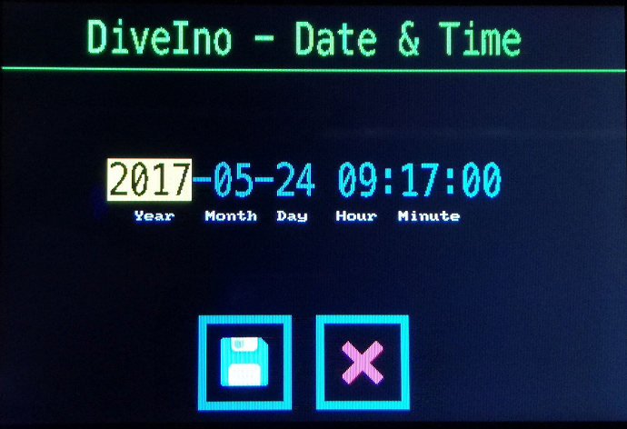 Set the current date and time
