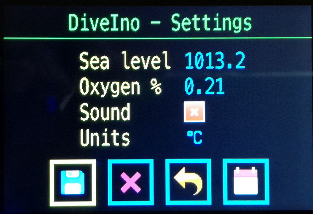 Save the changed settings