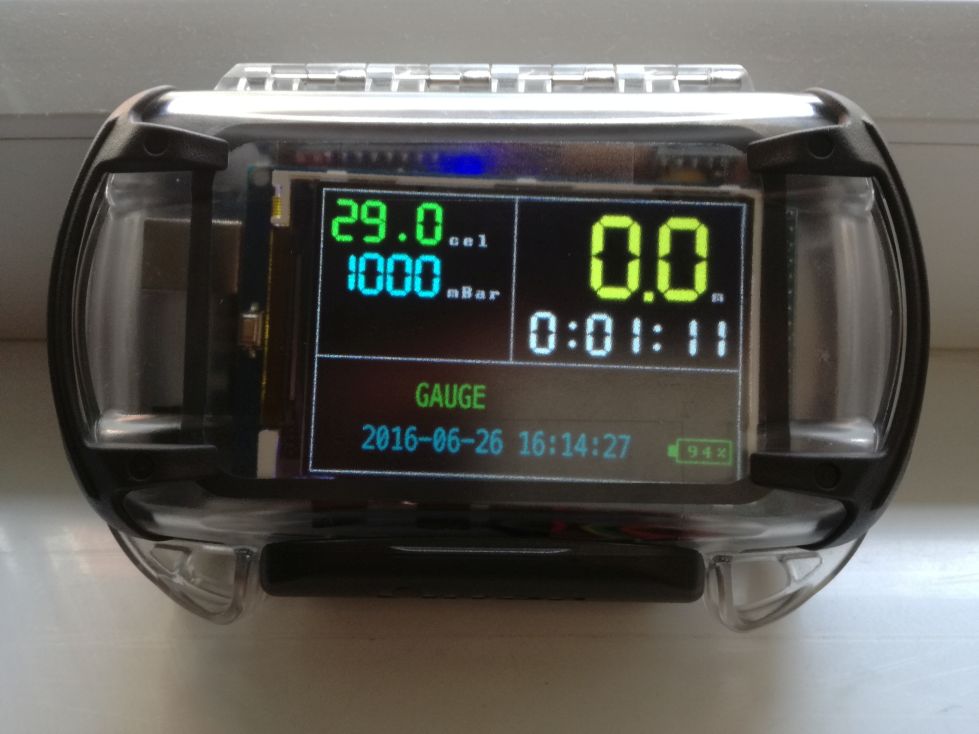 Assembled DiveIno in an Otterbox Pursuit 20 case