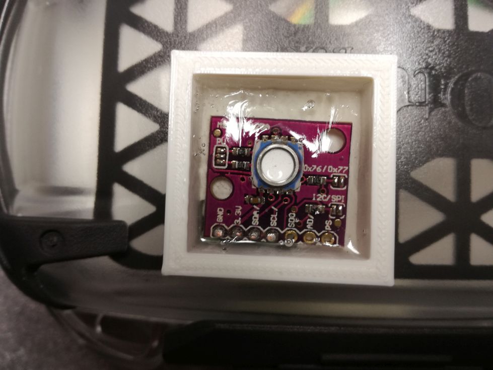 Wait some time to let the epoxy cure