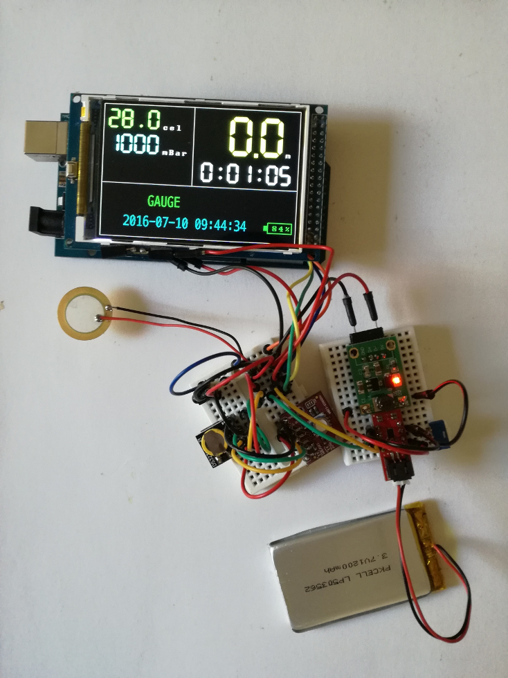 Slim Board parts on a solderless breadboard
