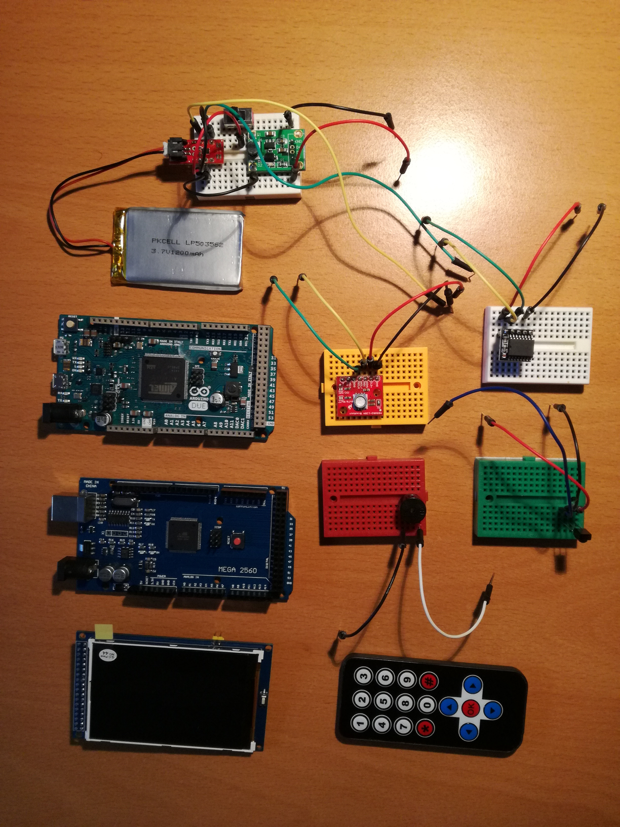 Boards, sensors and power supply test platform for the migration