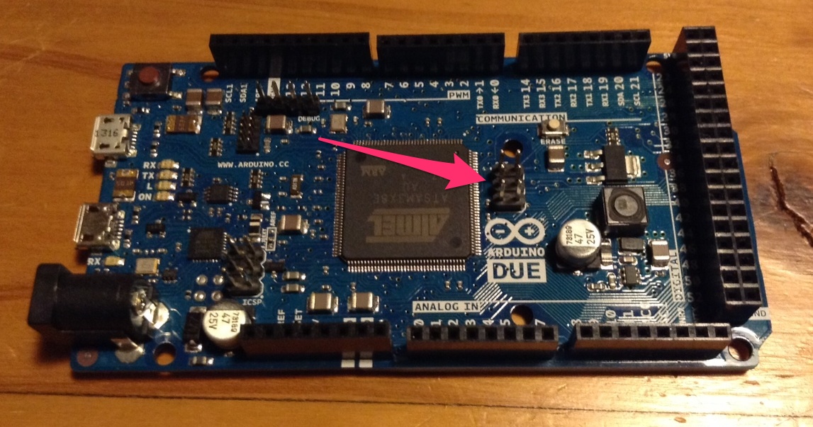 SPI header on Arduino Due