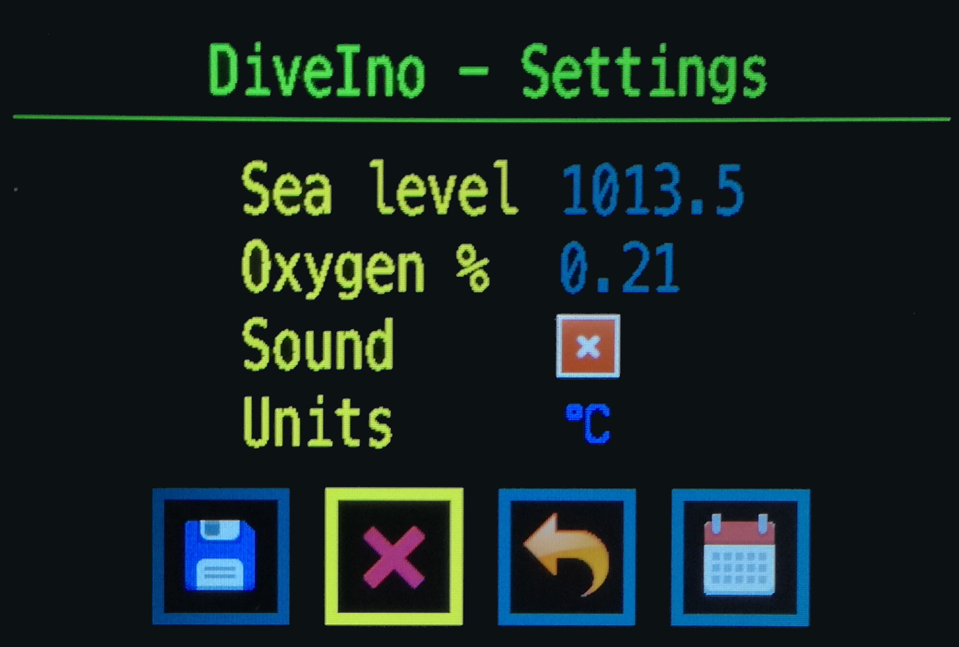 The new look of the Settings screen