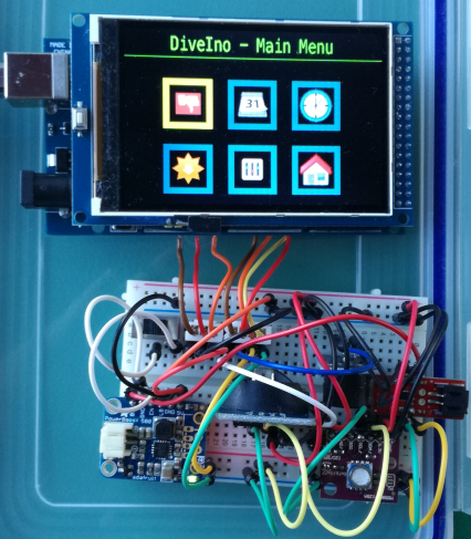 DiveIno breadboard version