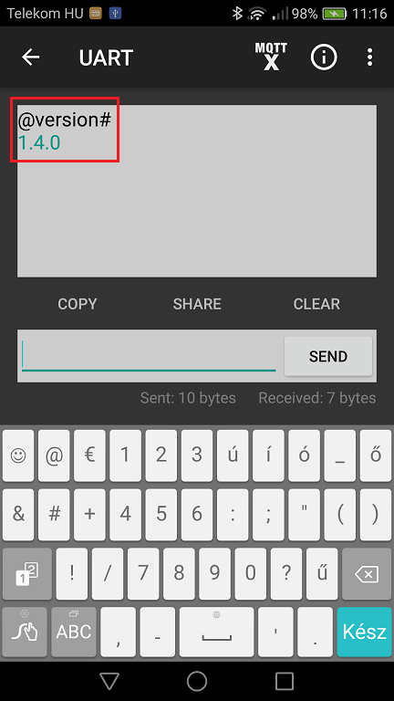 DiveIno version number was returned