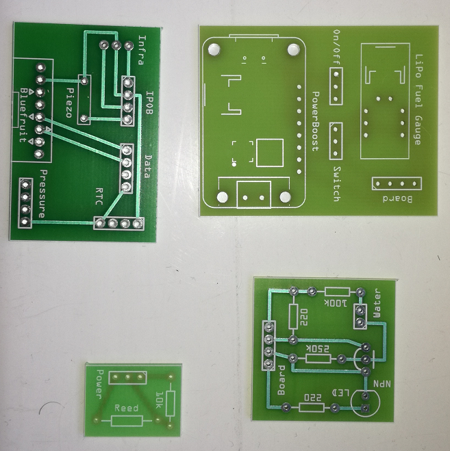 Fabricated PCB modules for DiveIno