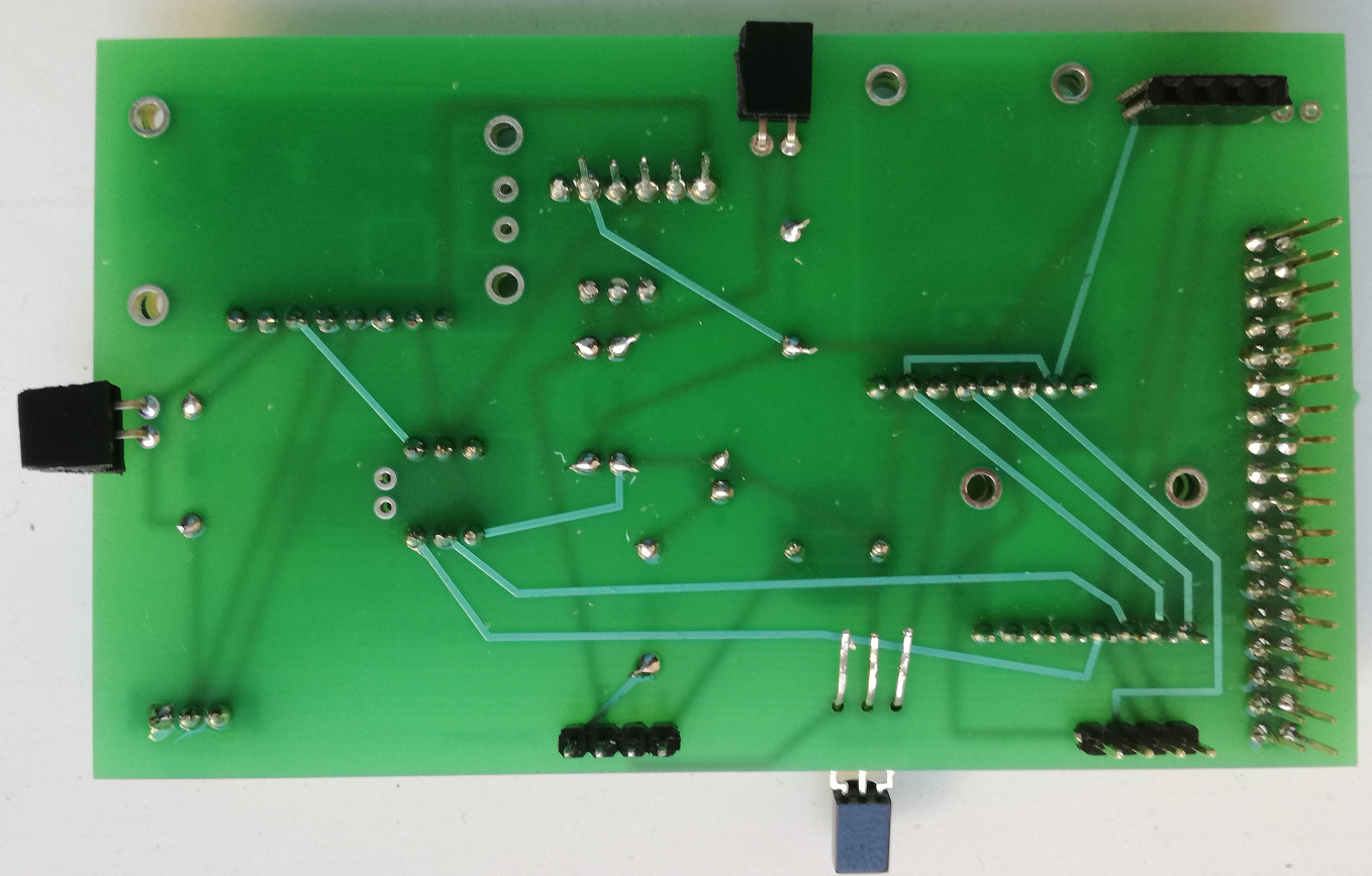 DiveIno Arduino Shield - Revision One - Back view