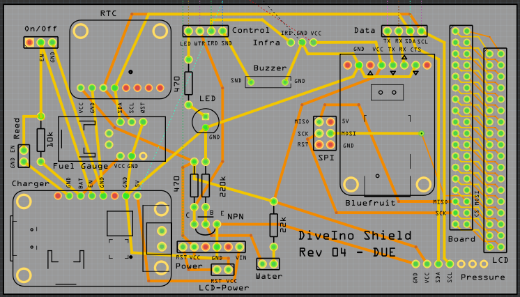 DiveIno Shield version - Revision 04