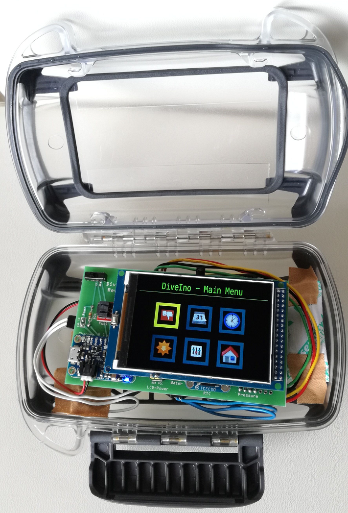 DiveIno Arduino Shield version